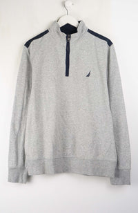 VINTAGE NAUTICA 1/4 ZIP SWEATER (L)