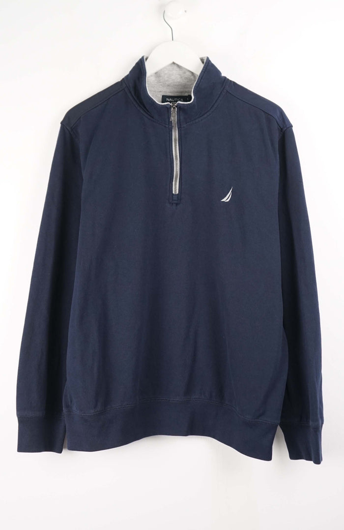 VINTAGE NAUTICA 1/4 ZIP SWEATER (L)