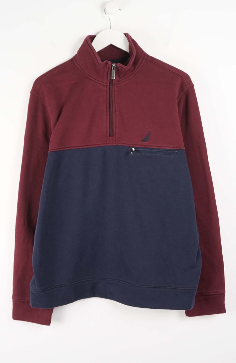 VINTAGE NAUTICA 1/4 ZIP SWEATER (L)