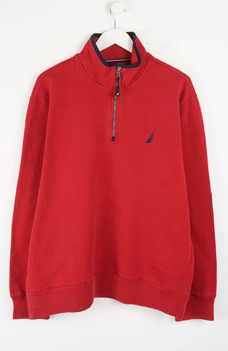 VINTAGE NAUTICA 1/4 ZIP SWEATER (L)