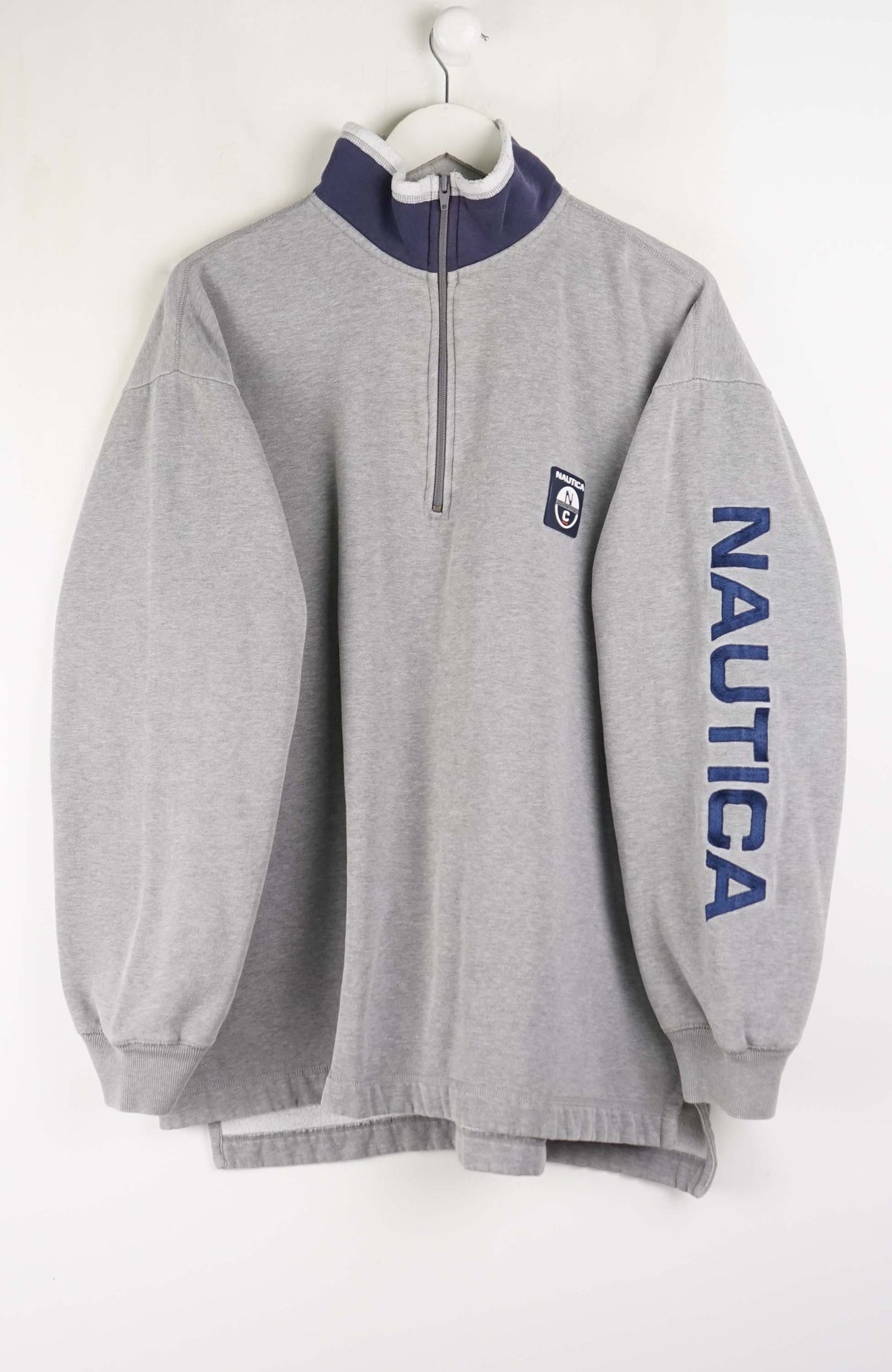 VINTAGE NAUTICA 1/4 ZIP SWEATER (XL)