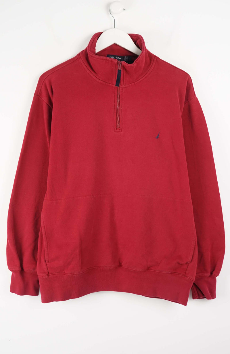 VINTAGE NAUTICA 1/4 ZIP SWEATER (L)