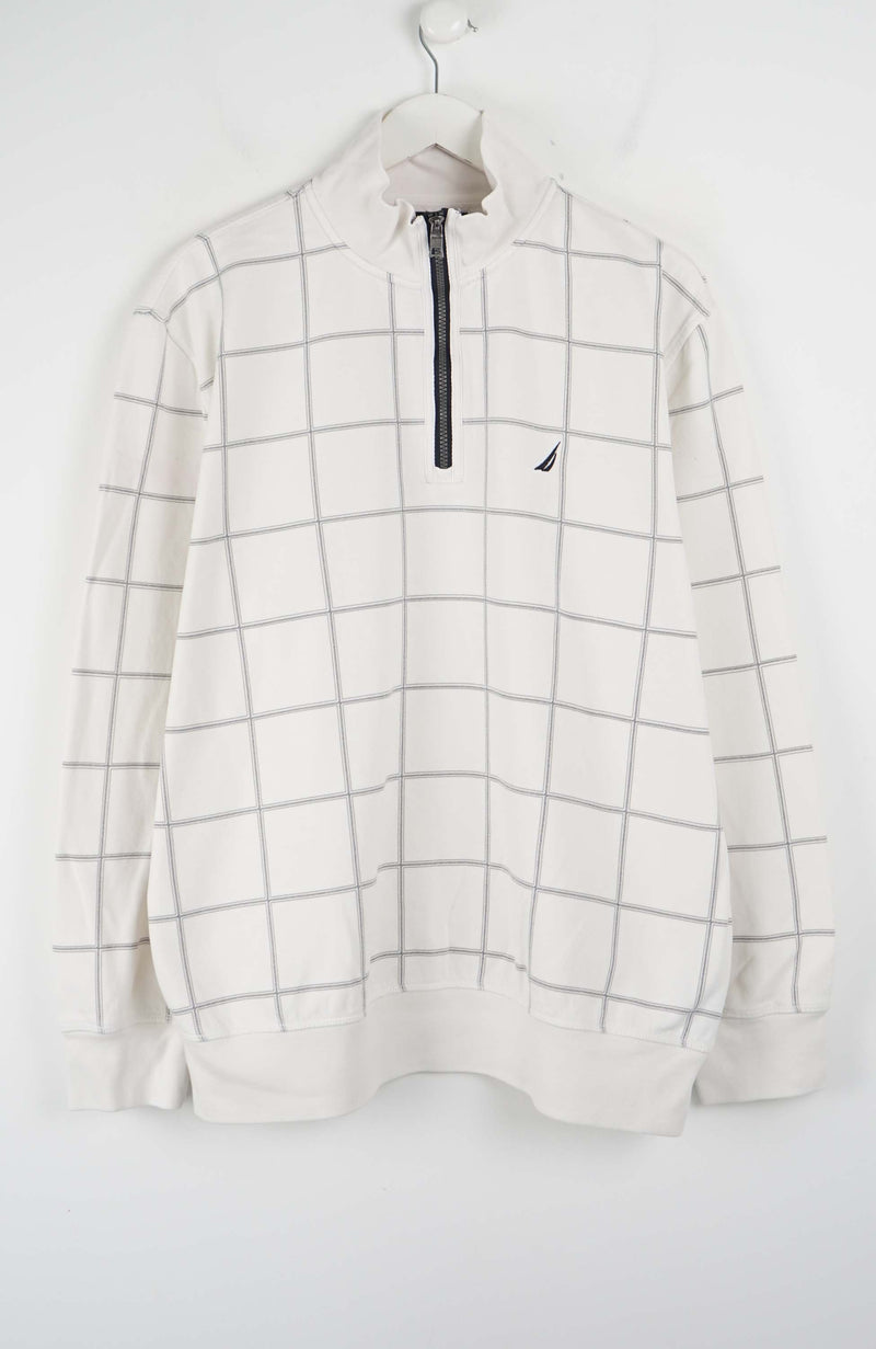 VINTAGE NAUTICA 1/4 ZIP SWEATER (XL)