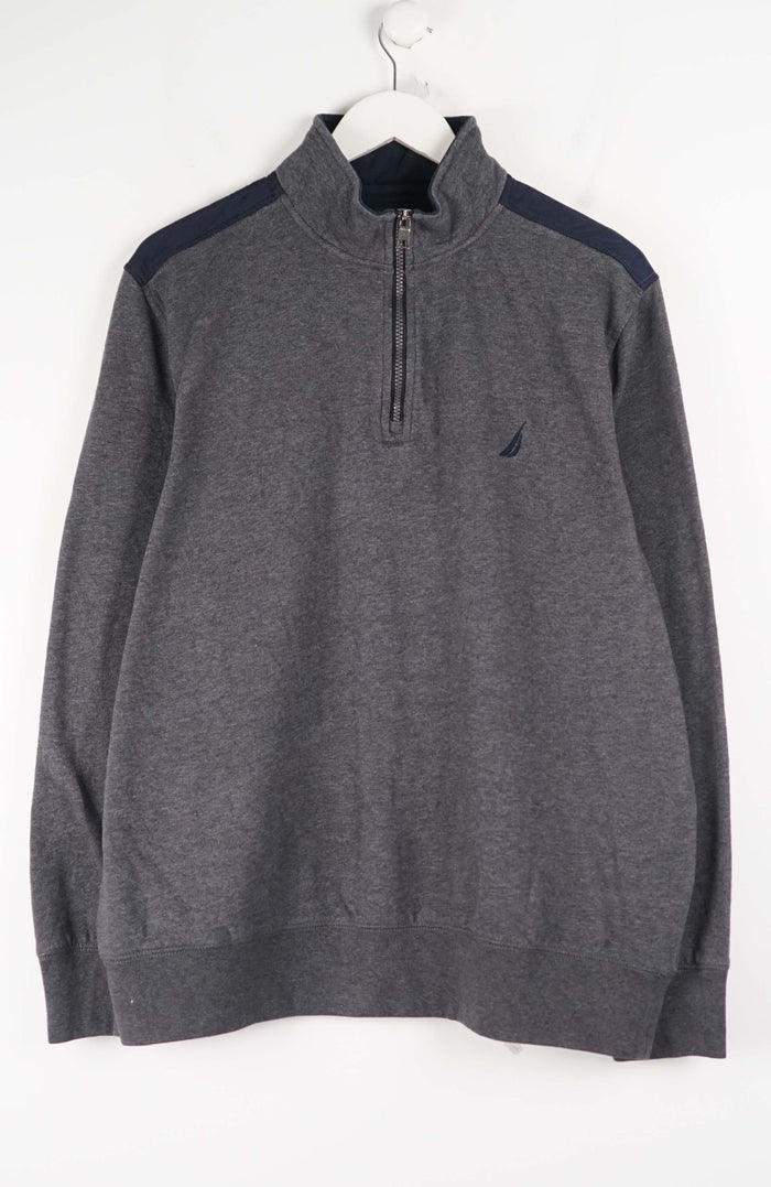 VINTAGE NAUTICA 1/4 ZIP SWEATER (XL)