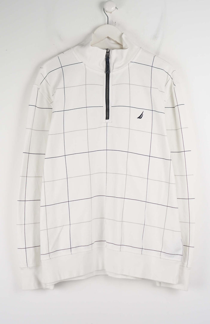 VINTAGE NAUTICA 1/4 ZIP SWEATER (XL)