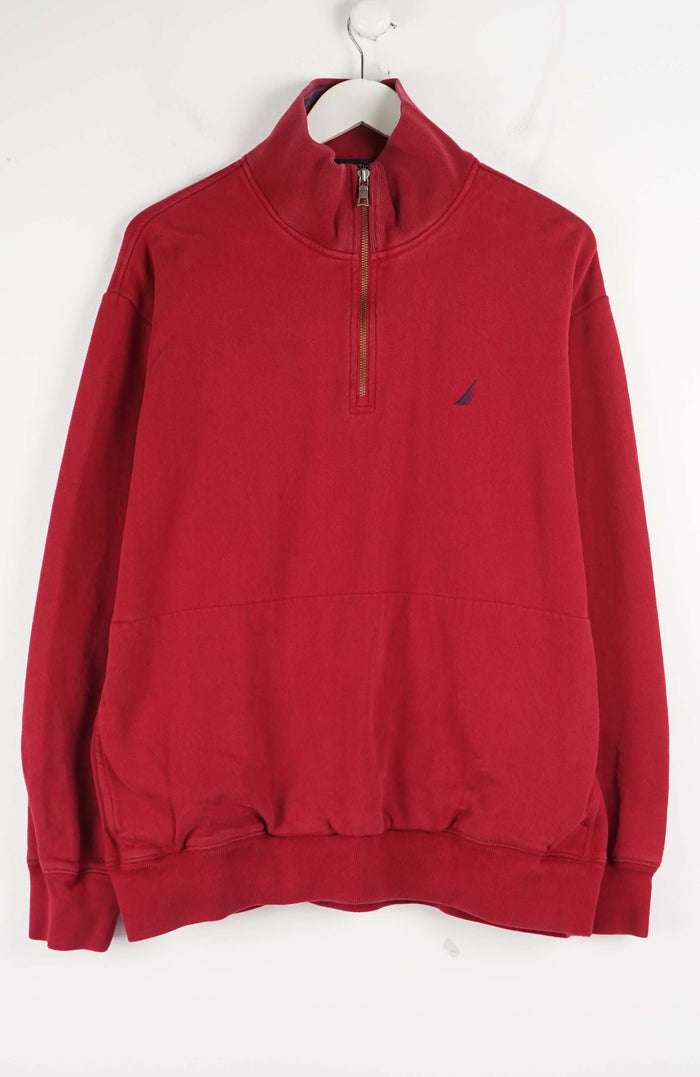 VINTAGE NAUTICA 1/4 ZIP SWEATER (L)