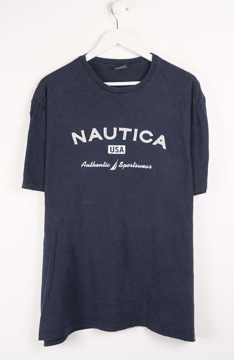 Nautica t-shirt on a white background