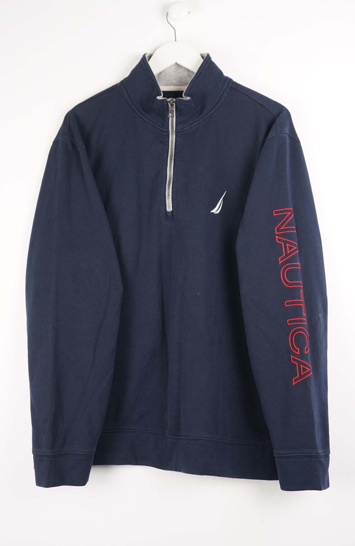 VINTAGE NAUTICA 1/4 ZIP SWEATER (XL)