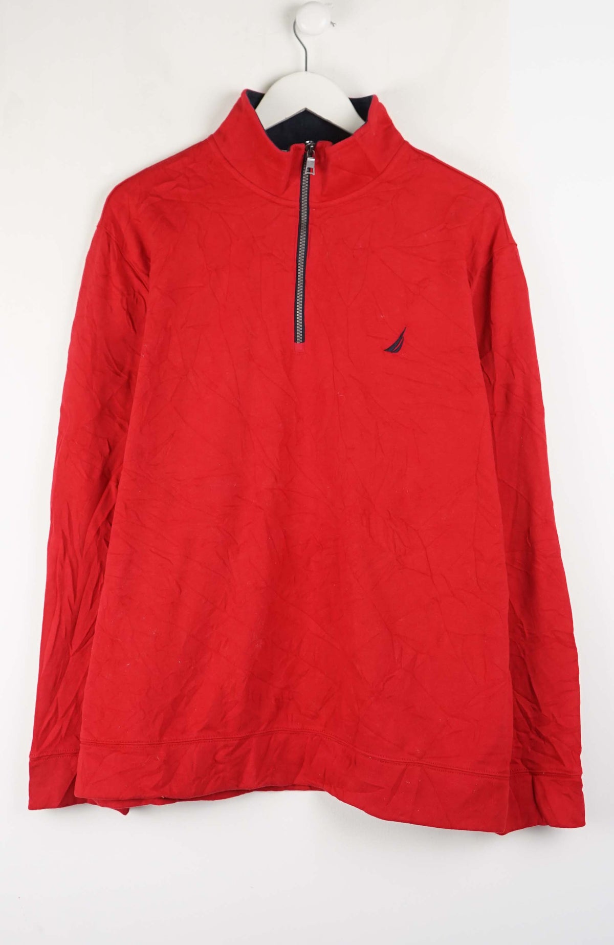VINTAGE NAUTICA ZIP 1/4 SWEATER (XL)