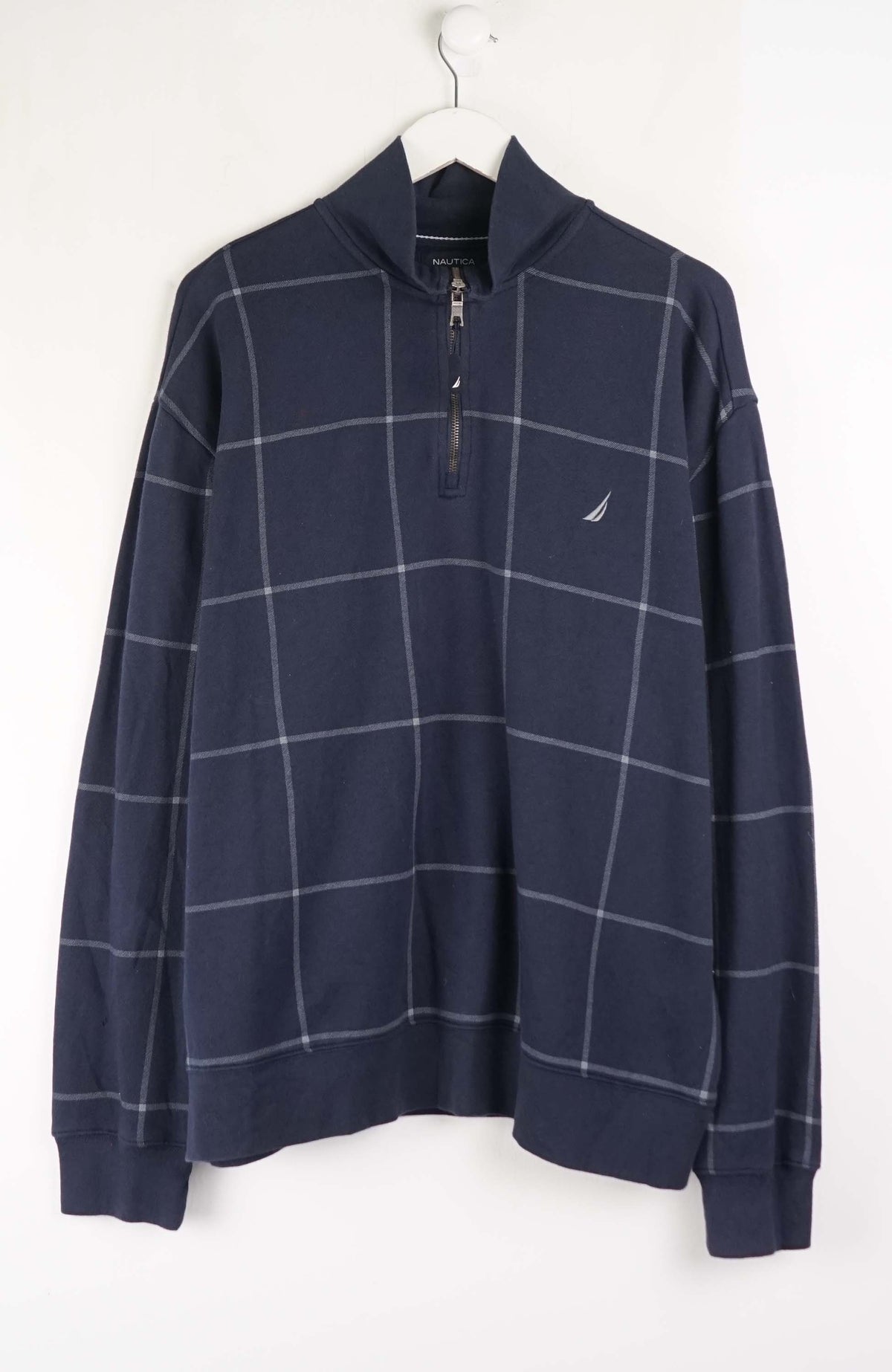 VINTAGE NAUTICA 1/4 ZIP SWEATER (XXL)