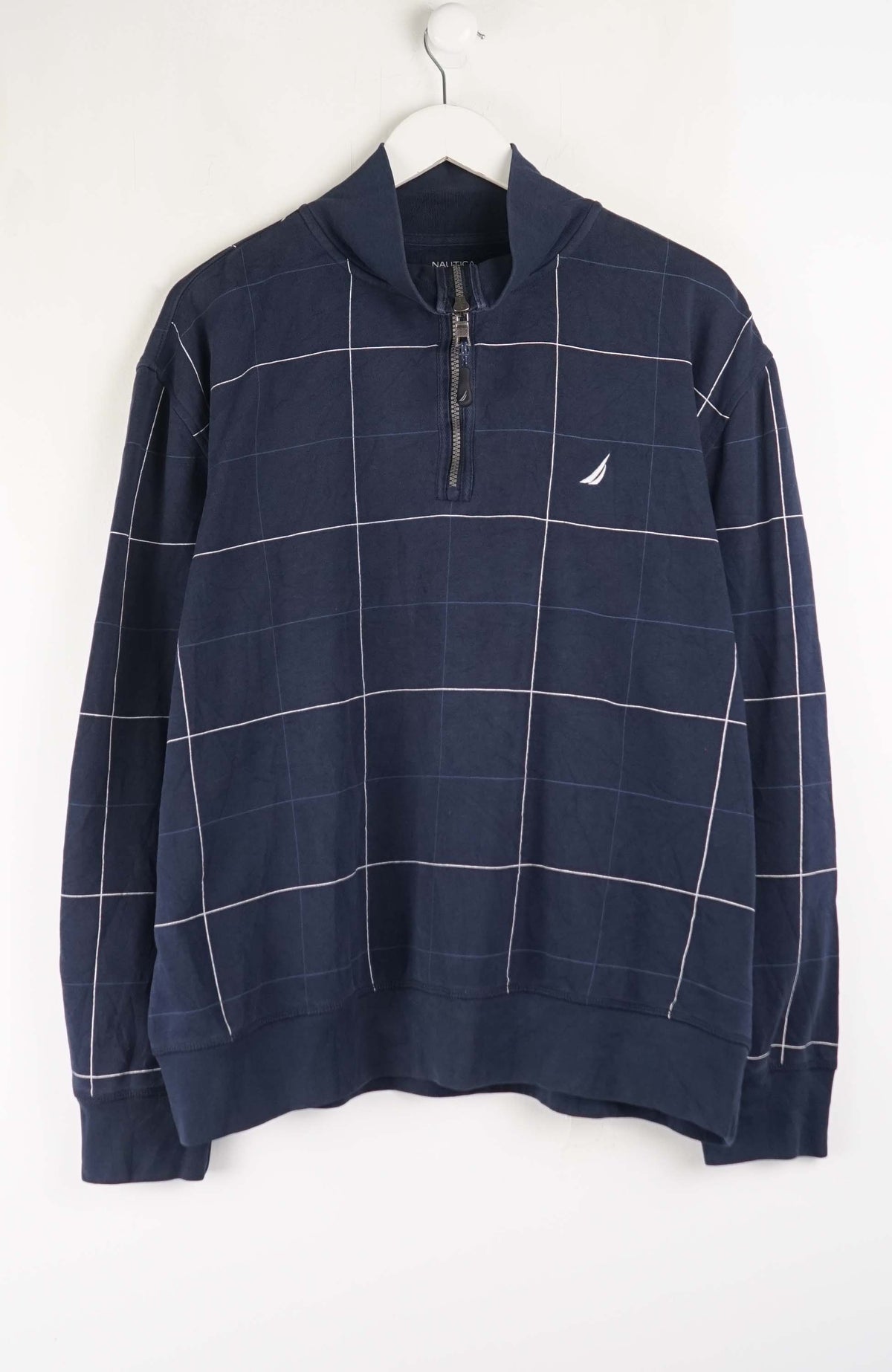 VINTAGE NAUTICA 1/4 ZIP SWEATER (L)