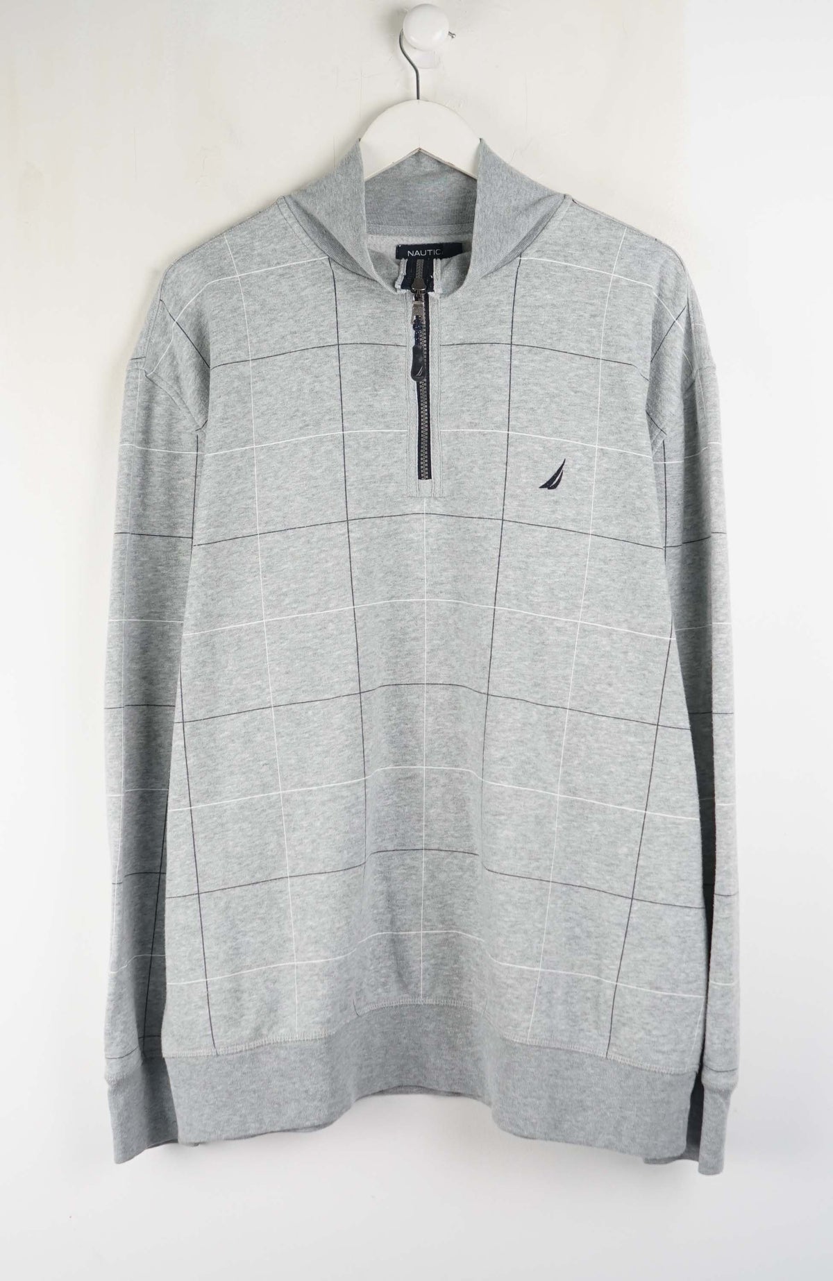 VINTAGE NAUTICA 1/4 ZIP SWEATER (XXL)