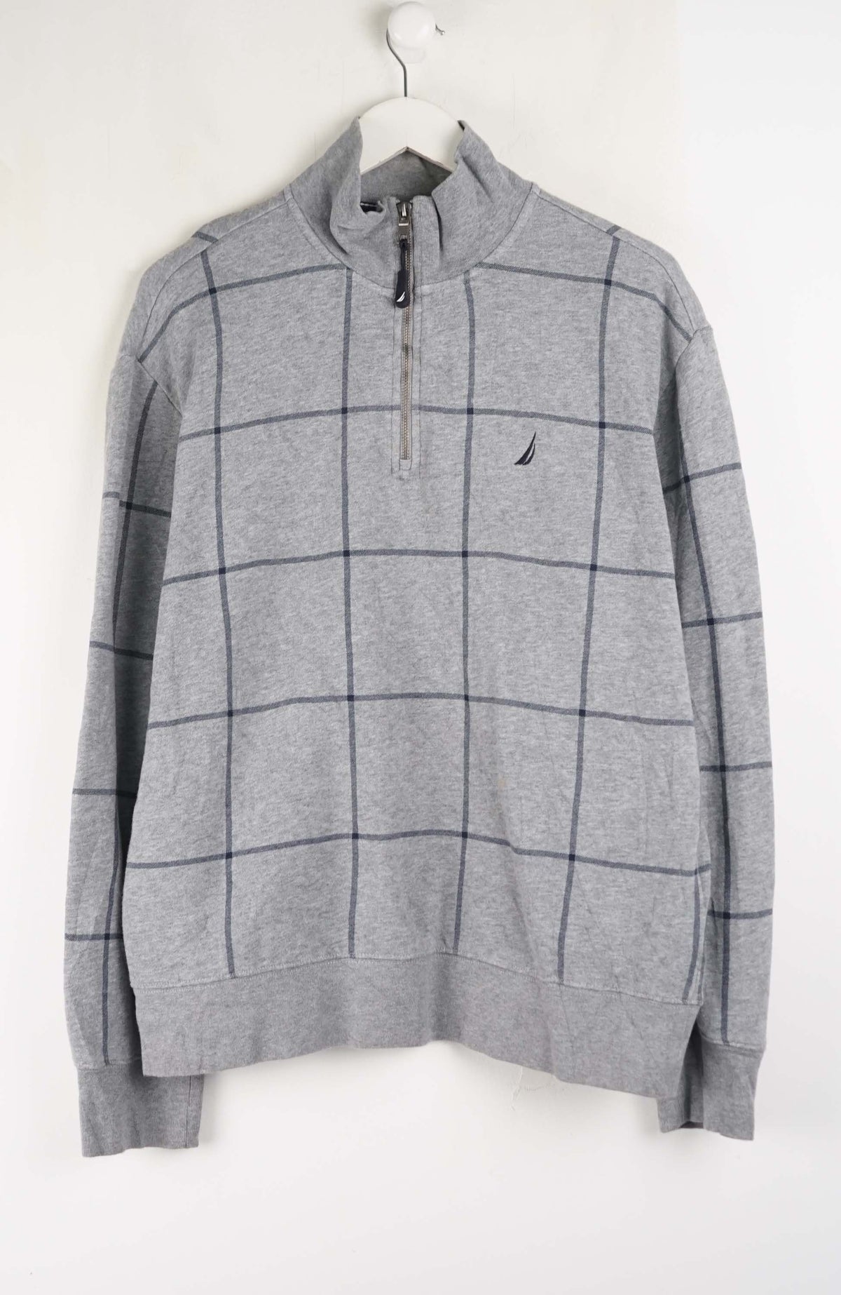 VINTAGE NAUTICA 1/4 ZIP SWEATER (XL)