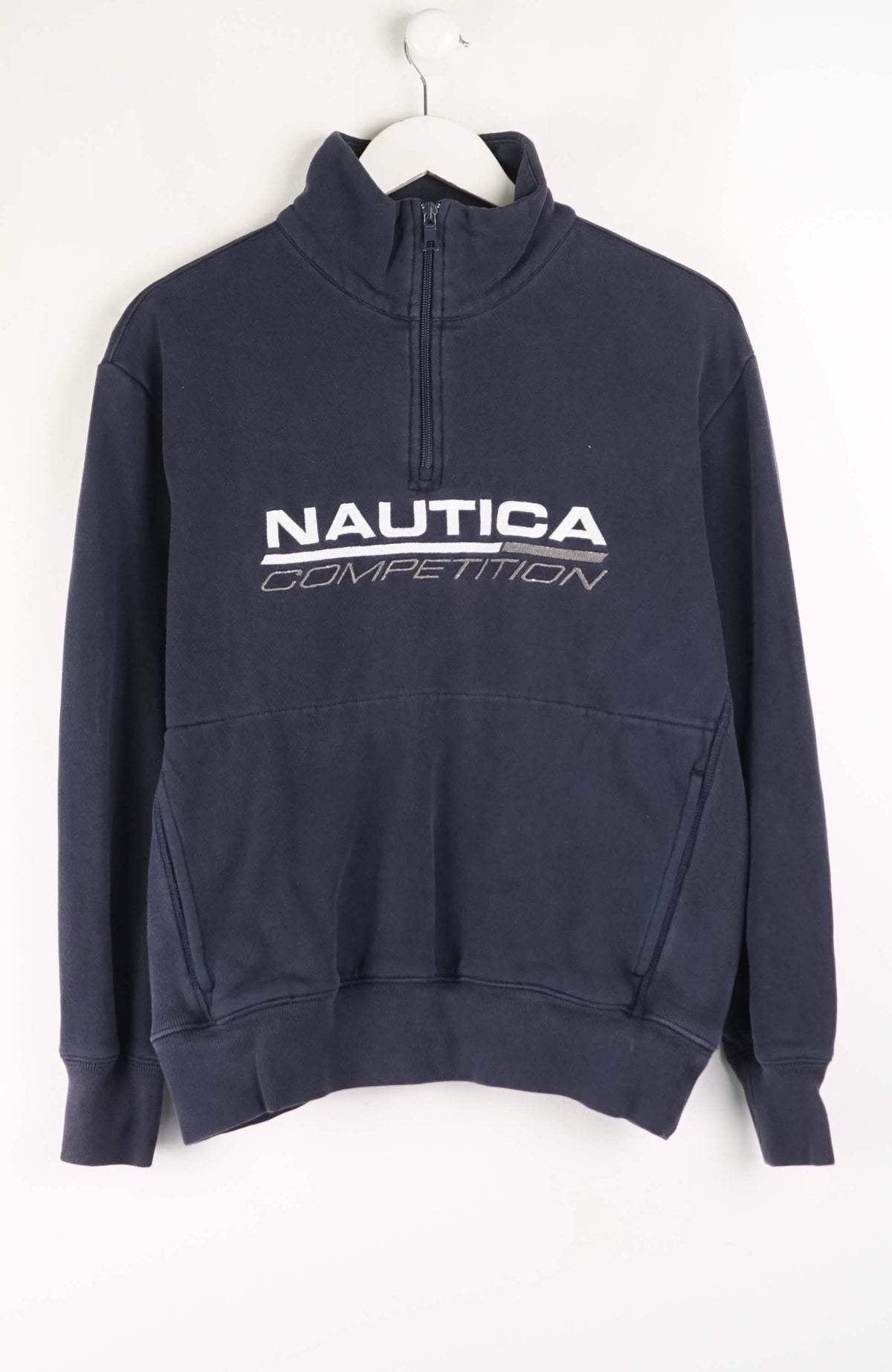VINTAGE NAUTICA 1/4 ZIP SWEATER (S)