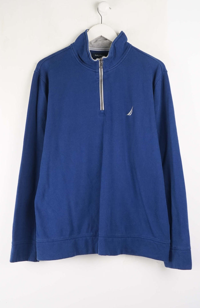 VINTAGE NAUTICA 1/4 ZIP SWEATER (L)