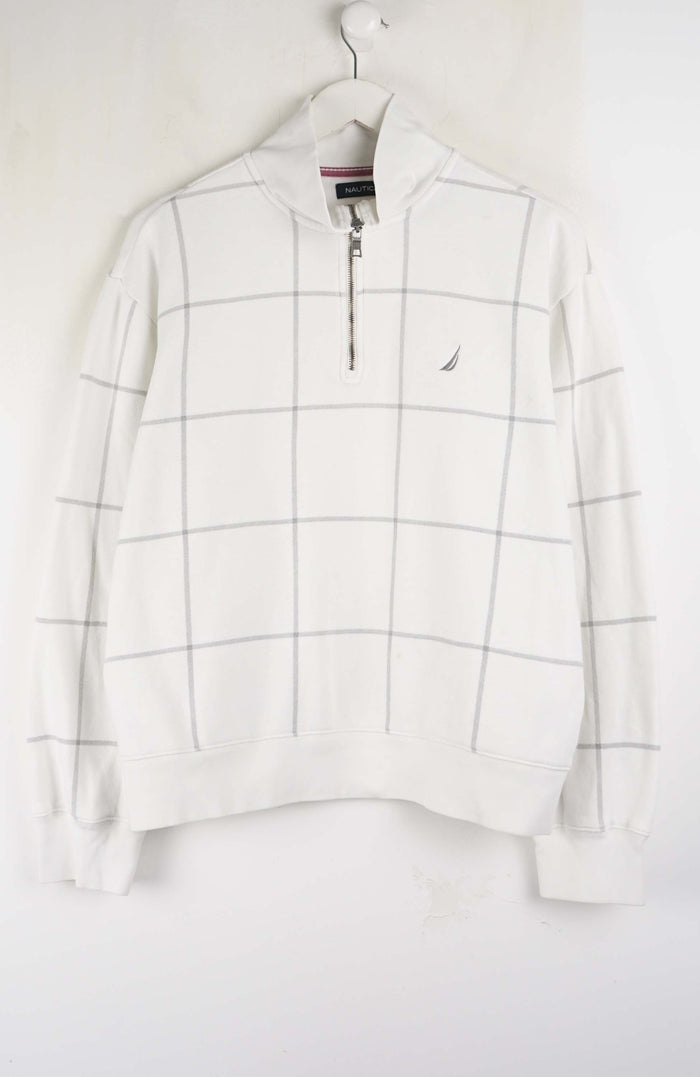 VINTAGE NAUTICA 1/4 ZIP  SWEATER (XS)