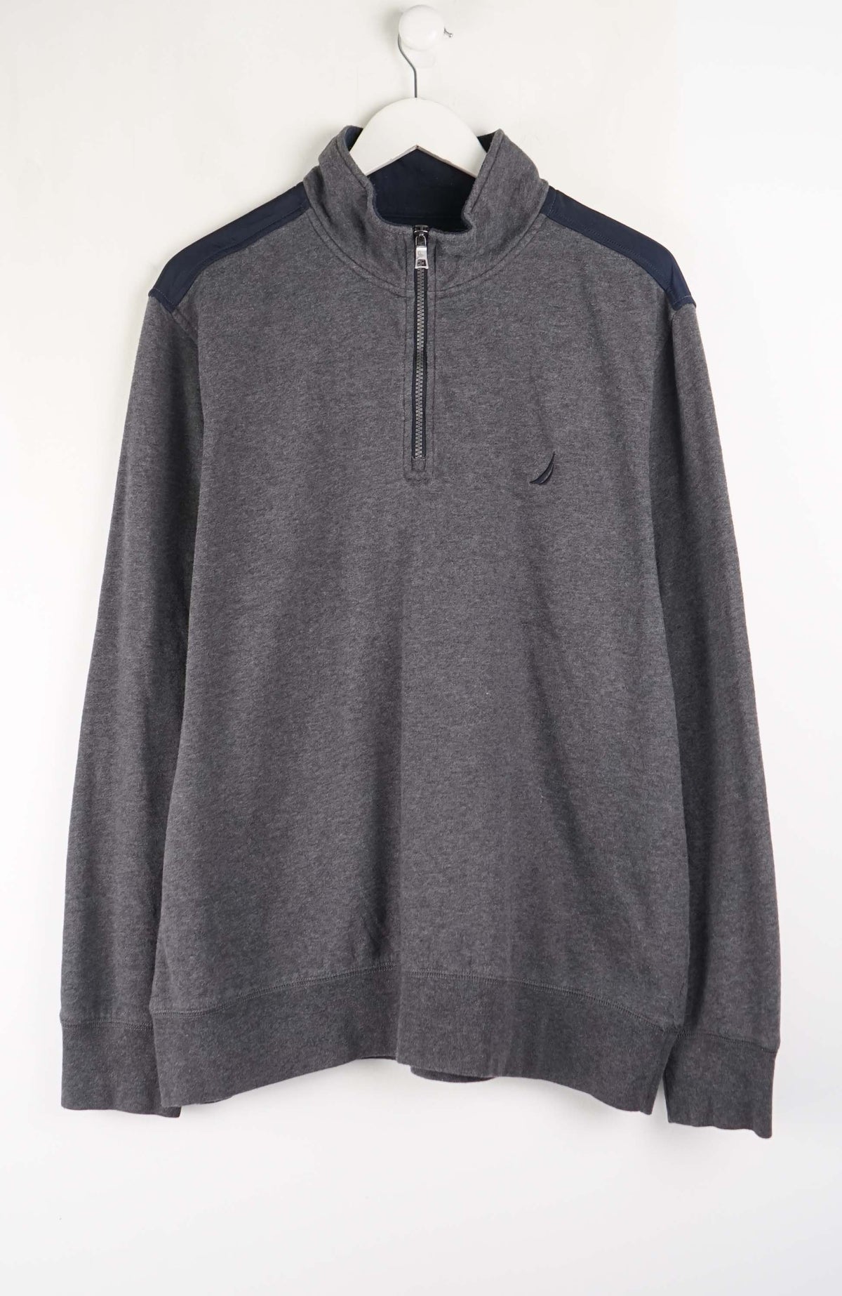 VINTAGE NAUTICA 1/4 ZIP SWEATER (L)