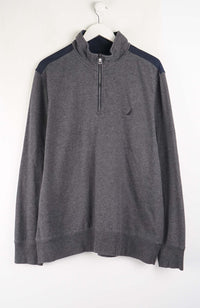 VINTAGE NAUTICA 1/4 ZIP SWEATER (L)