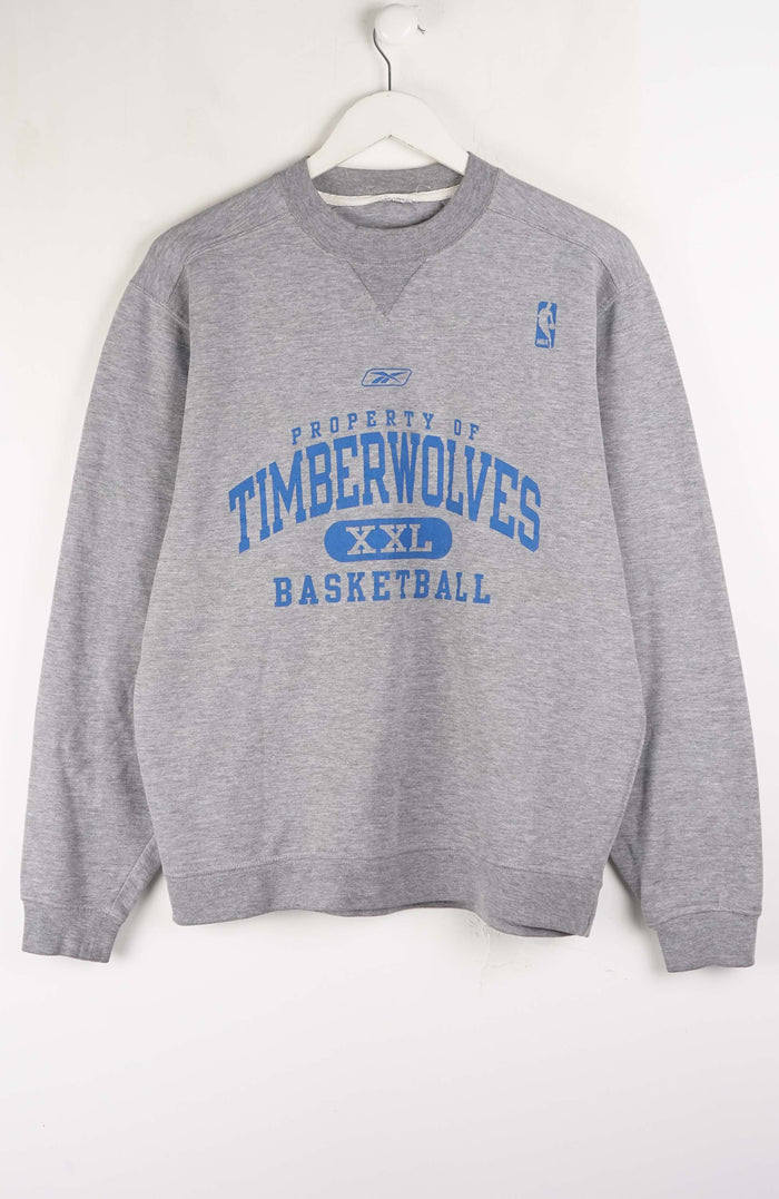 VINTAGE NBA REEBOK TIMBERWOLVES BASKETBALL SWEATER (L)