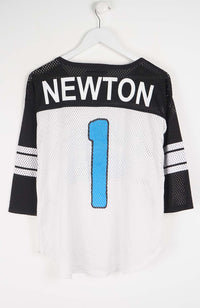 VINTAGE NFL CAROLINA PANTHERS CROPPED JERSEY (M)