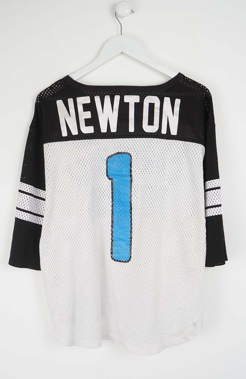 VINTAGE NFL CAROLINA PANTHERS CROPPED JERSEY (M)