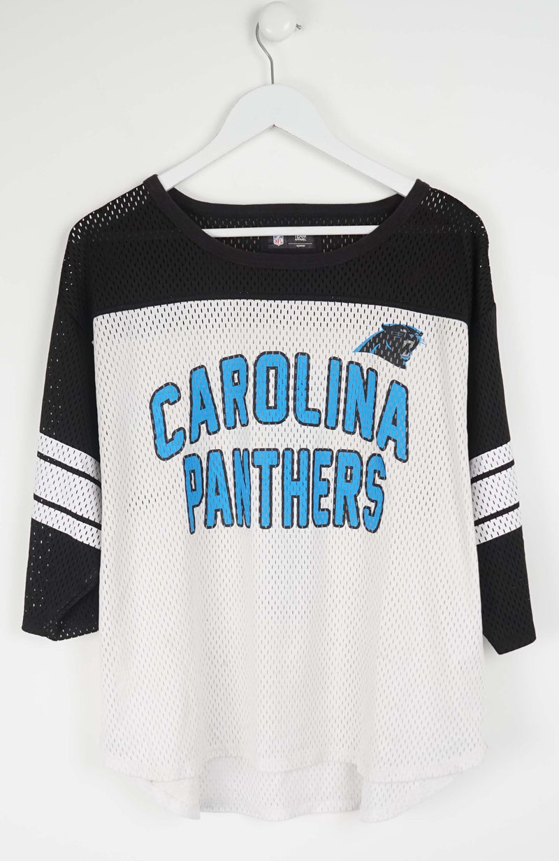 VINTAGE NFL CAROLINA PANTHERS CROPPED JERSEY (M)