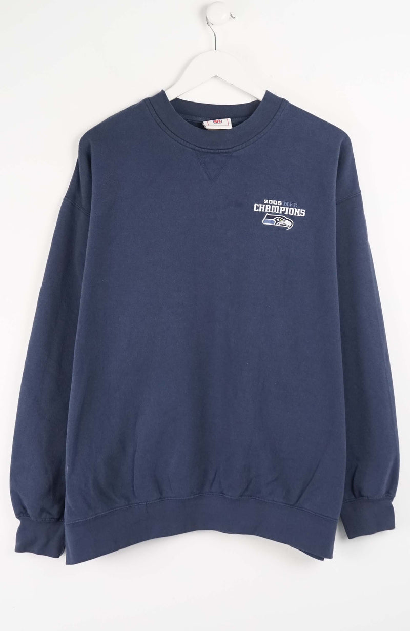 VINTAGE NFL CHAMPIONS SEATTLE SEAHAWKS 2005 SWEATER (XL)