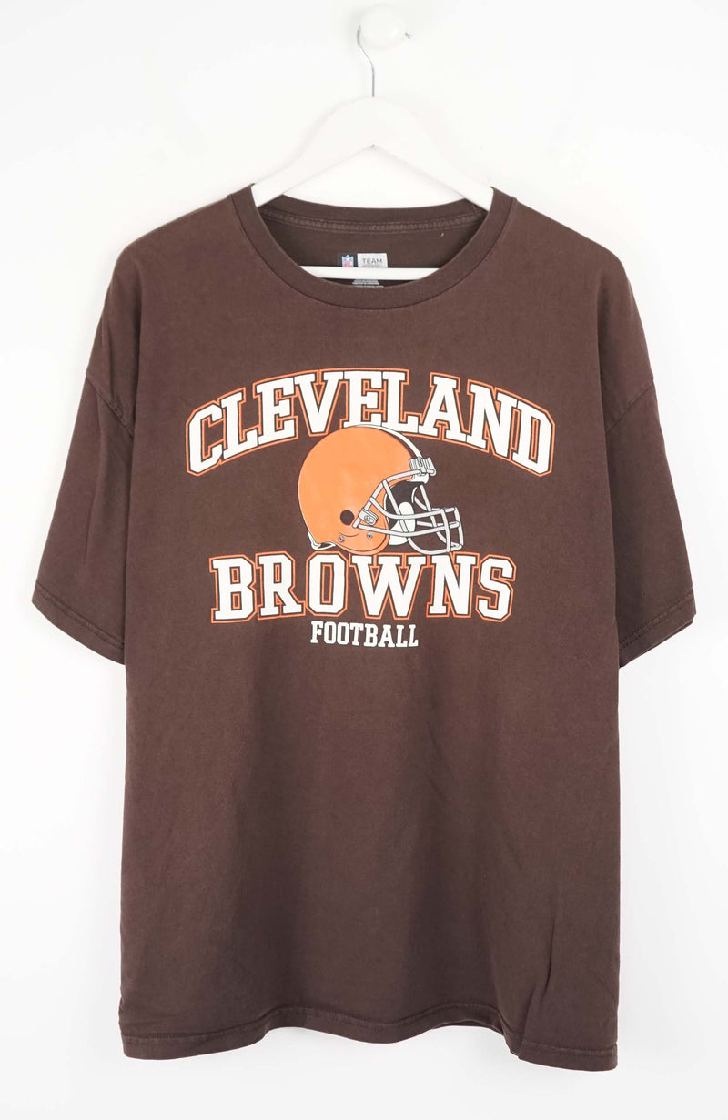 VINTAGE NFL CLEVELAND BROWNS FOOTBALL T-SHIRT (XXL)