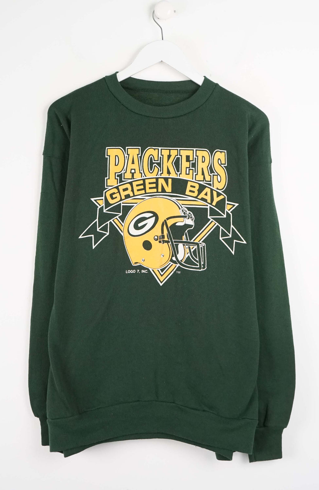 Green Bay Packers sweatshirt on a white background