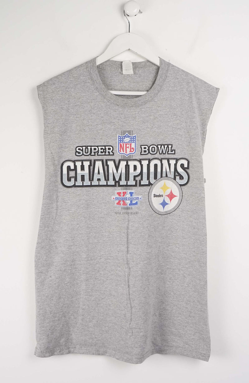 VINTAGE NFL PITTSBURGH STEELERS SUPER BOWL T-SHIRT (M)