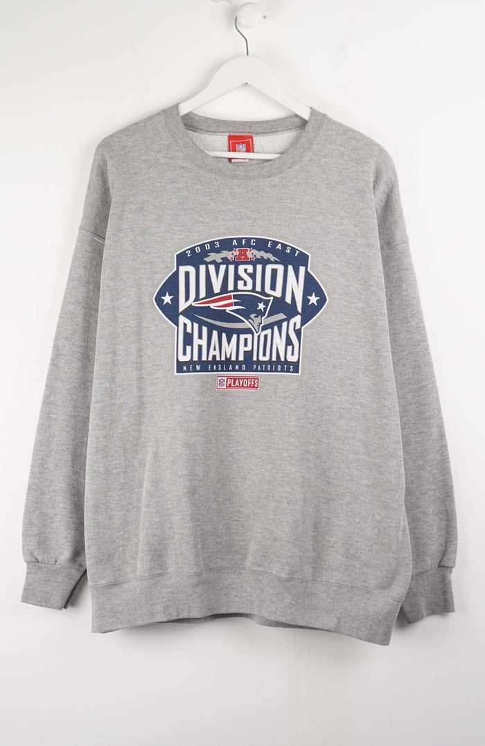 VINTAGE NFL PLAYOFFS NEW ENGLAND PATRIOTS SWEATER (XL)