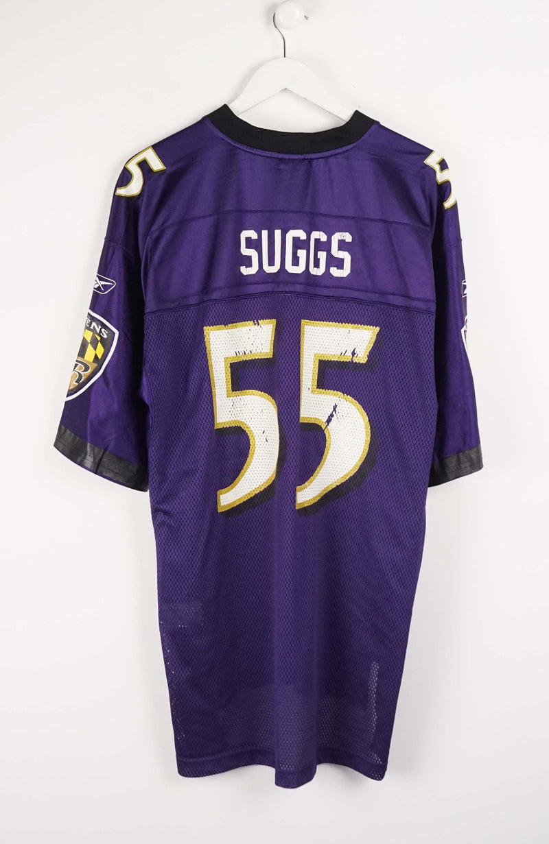 VINTAGE NFL REEBOK BALTIMORE RAVENS JERSEY (XL)