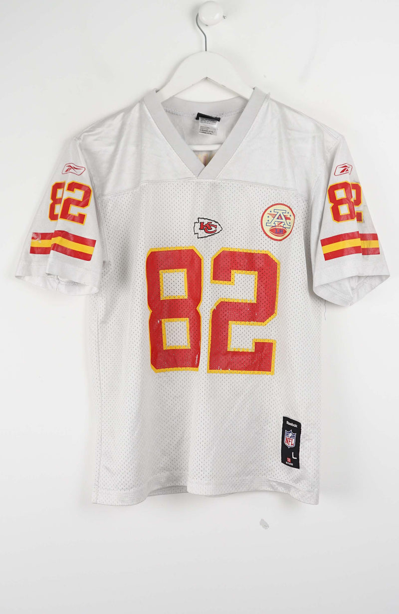VINTAGE NFL REEBOK KANSAS CITY CHIEFS JERSEY (XS)