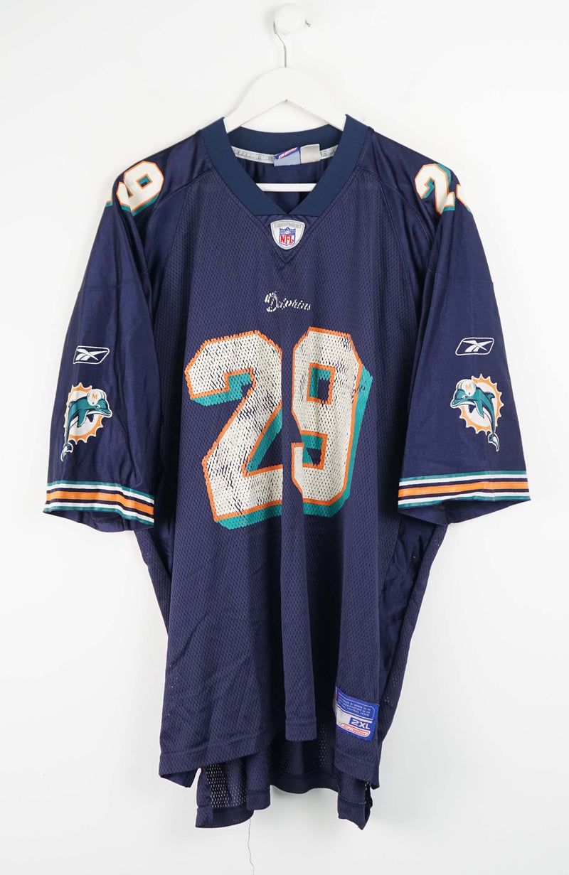VINTAGE NFL REEBOK MIAMI DOLPHINS JERSEY (XXL)