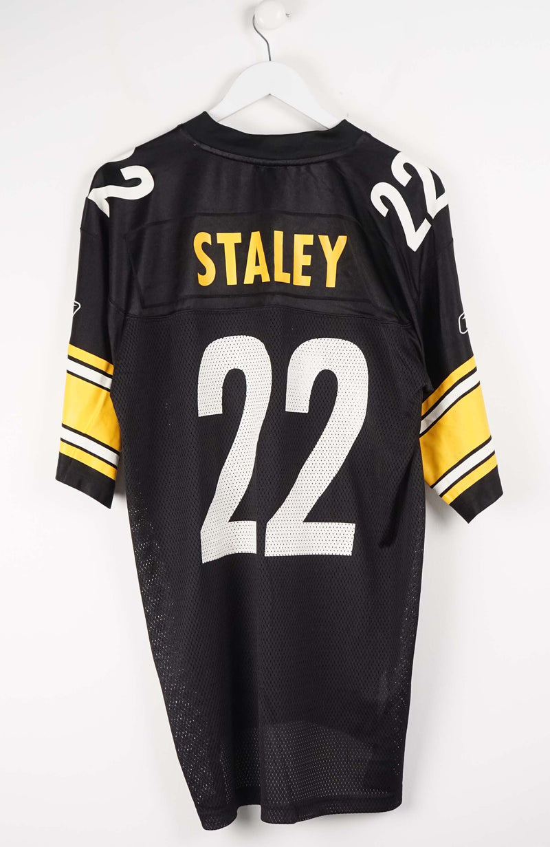 VINTAGE NFL REEBOK PITTSBURGH STEELERS JERSEY (L)
