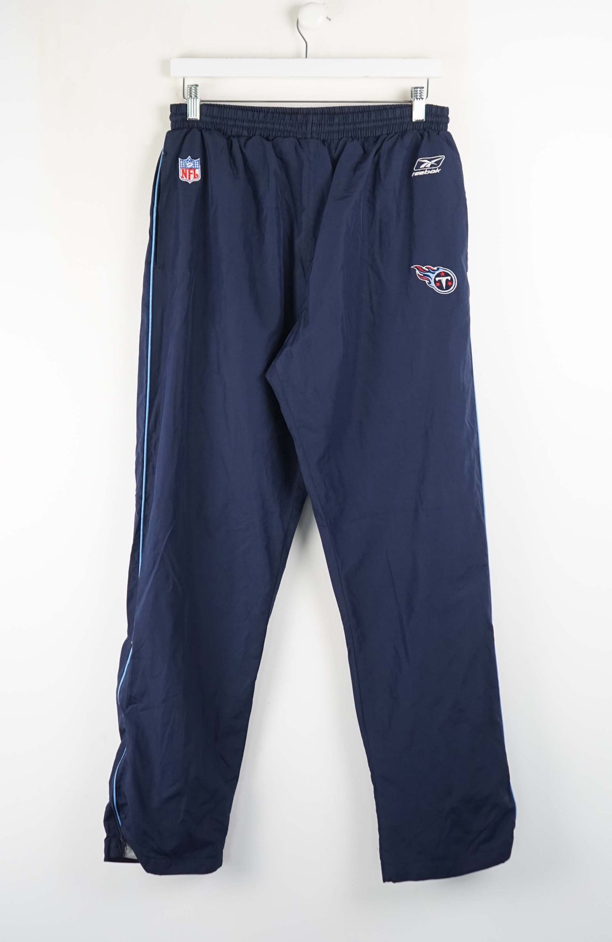 VINTAGE NFL TITANS REEBOK TRACK PANTS (M)