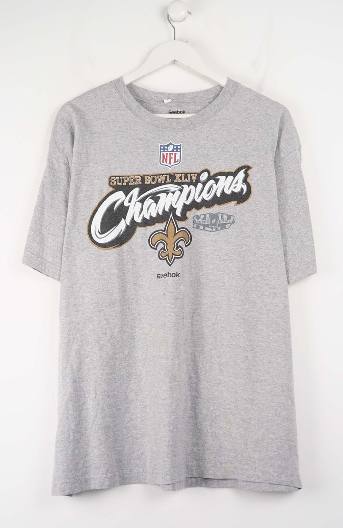 VINTAGE NFL REEBOK SUPER BOWL XLIV CHAMPIONS T-SHIRT (XL)
