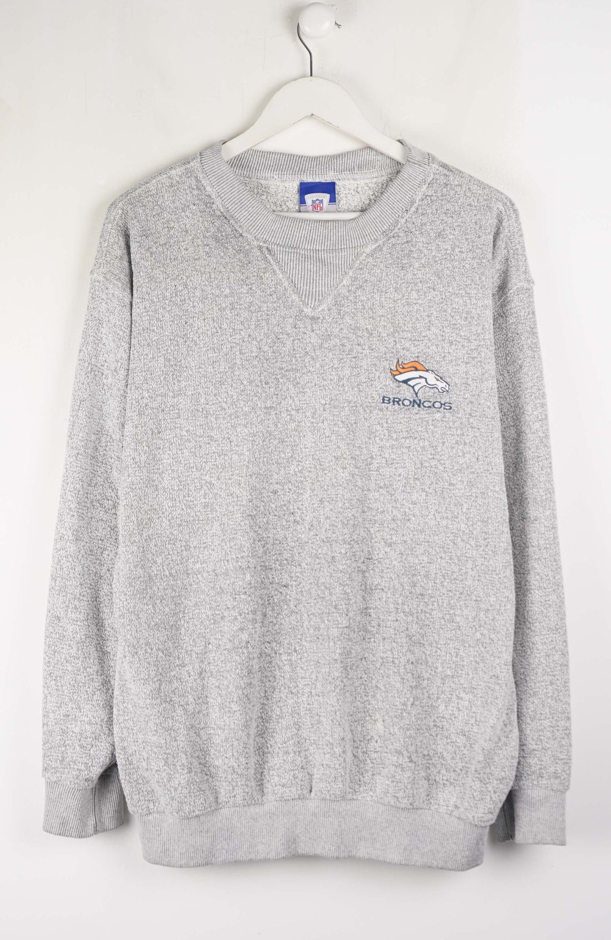 VINTAGE NFL REEBOK DENVER BRONCOS SWEATER (L)