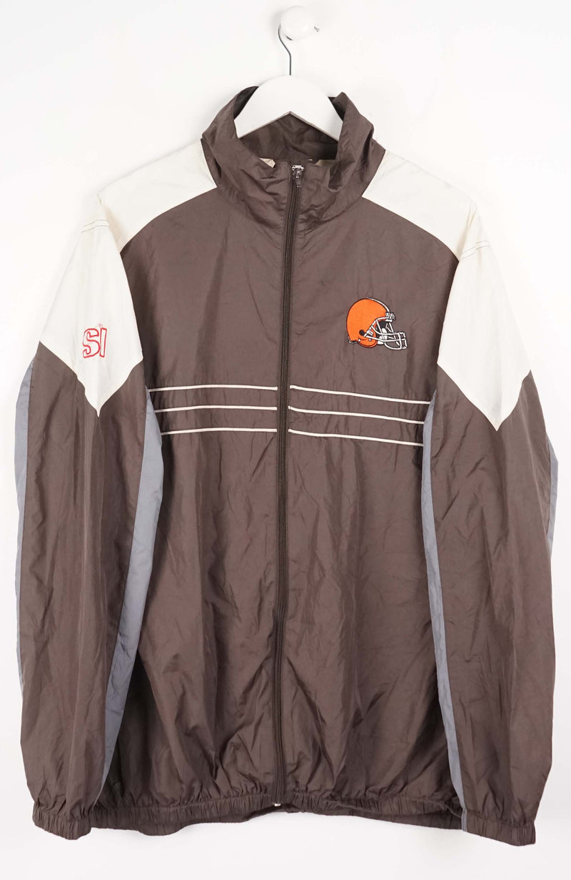 VINTAGE NFL CLEVELAND BROWNS WINDBREAKER (XL)