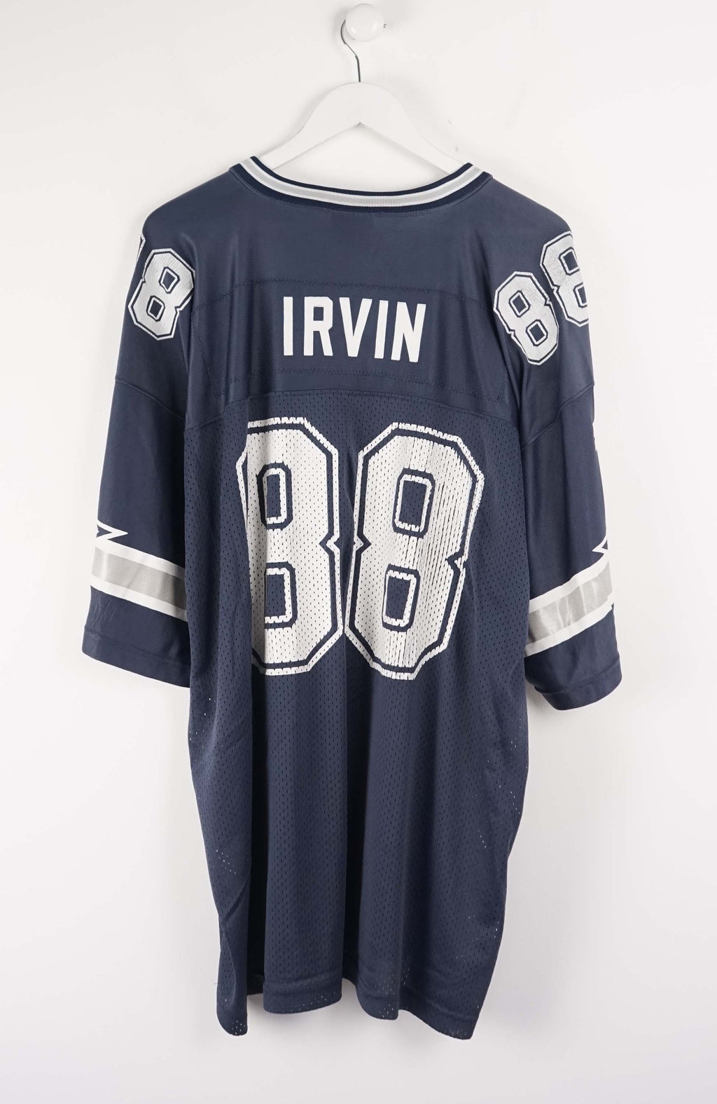 Navy blue sports jersey with number 88 on a white background