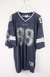 Navy blue sports jersey with number 88 on a white background
