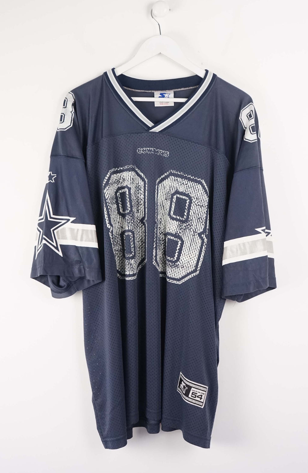 Navy blue sports jersey with number 88 on a white background