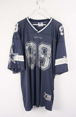 Navy blue sports jersey with number 88 on a white background