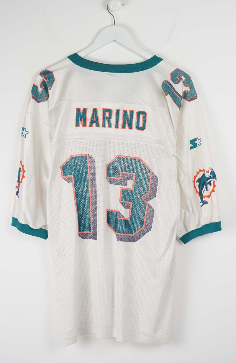 VINTAGE NFL STARTER MIAMI DOLPHINS MARINO JERSEY (XL)