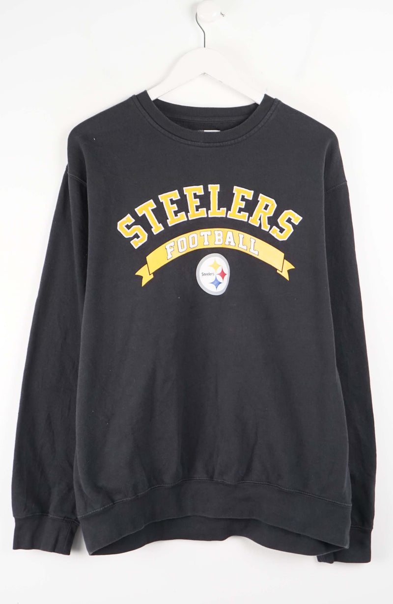 VINTAGE NFL STEELERS FOOTBALL SWEATER (L)