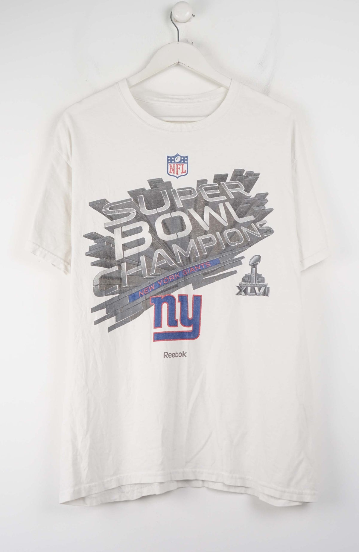 VINTAGE NFL SUPER BOWL CHAMPIONS NEW YORK GIANTS T-SHIRT (M)