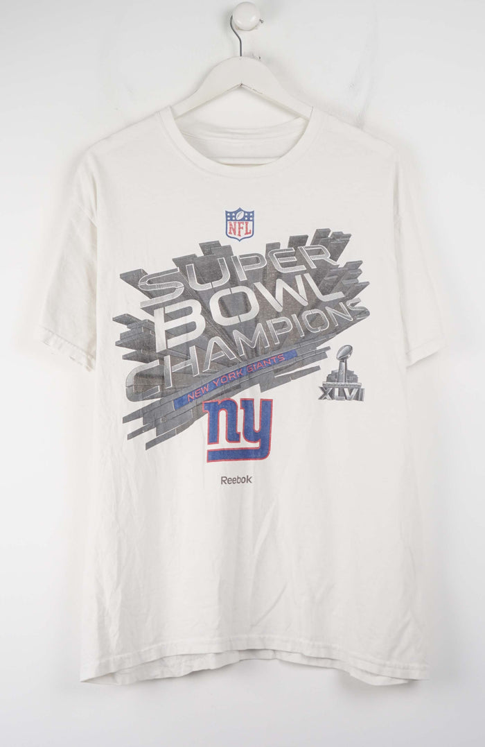 VINTAGE NFL SUPER BOWL CHAMPIONS NEW YORK GIANTS T-SHIRT (M)