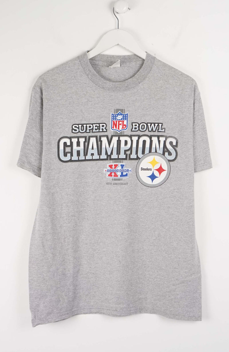 VINTAGE NFL SUPER BOWL PITTSBURGH STEELERS T-SHIRT (M)