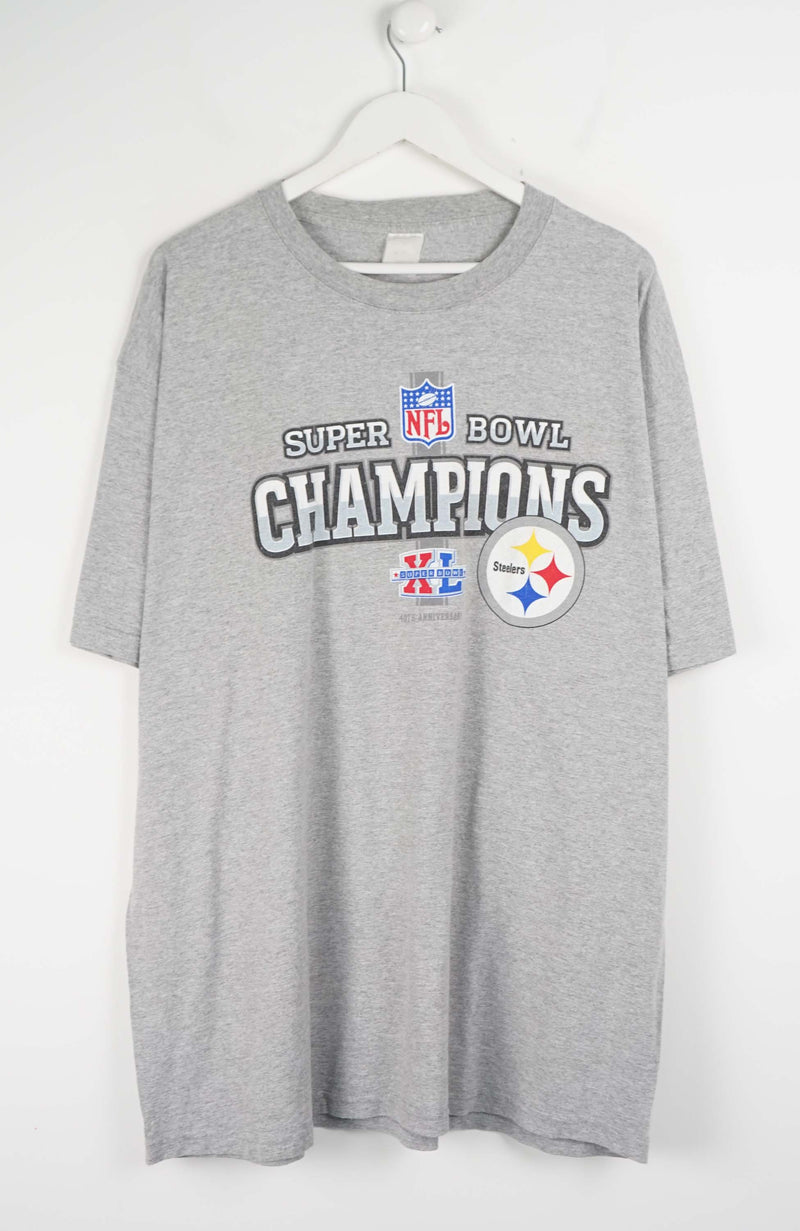 VINTAGE NFL PITTSBURGH STEELERS SUPER BOWL T-SHIRT (XXL)