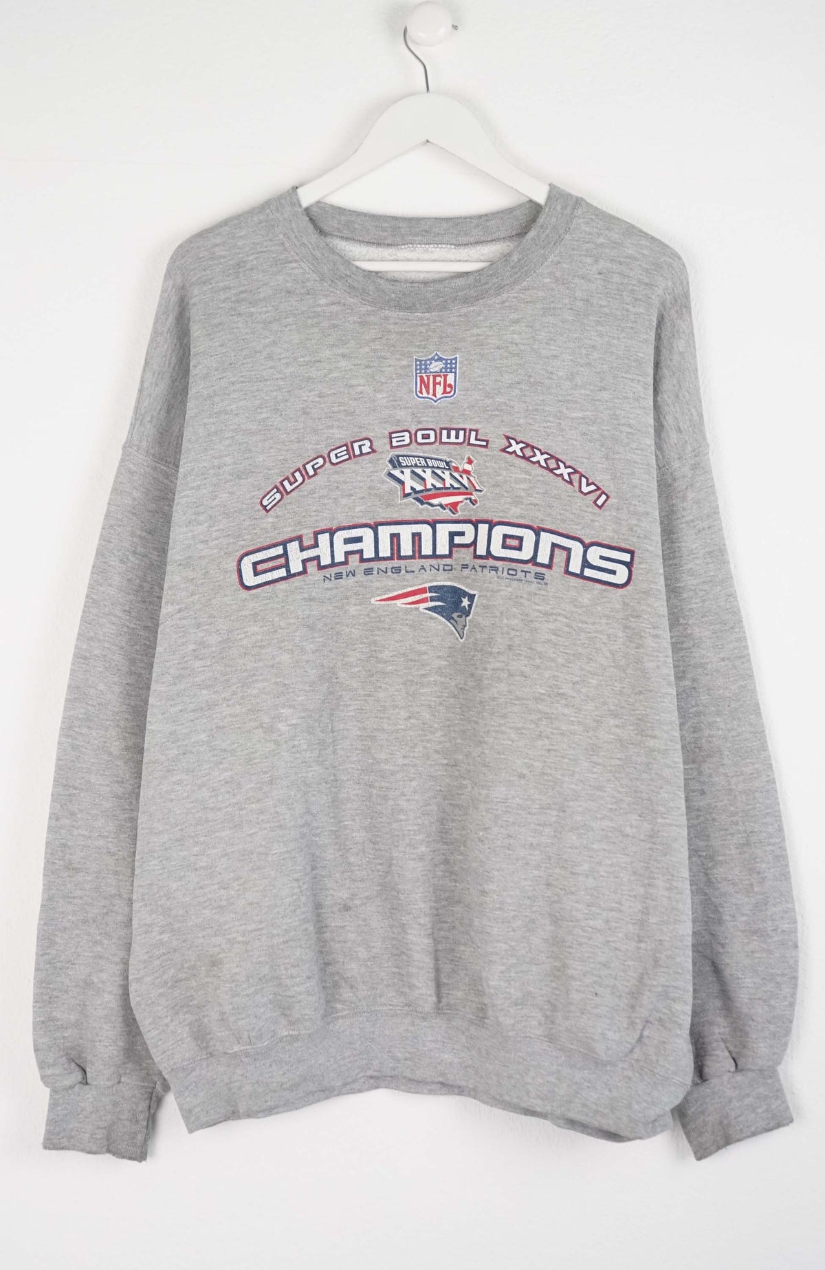 VINTAGE NFL SUPER BOWL PATRIOTS' SWEATER (XL)